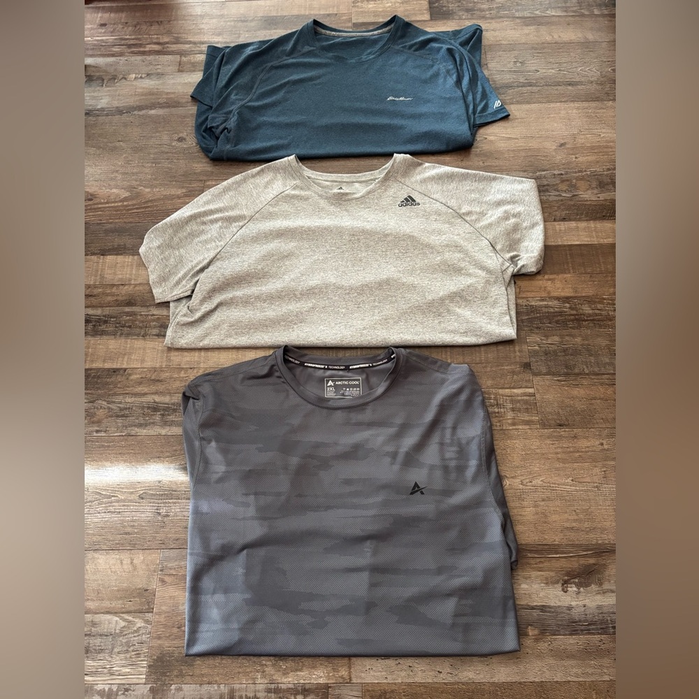 Men’s size XXL dri-fit short sleeve shirts lot